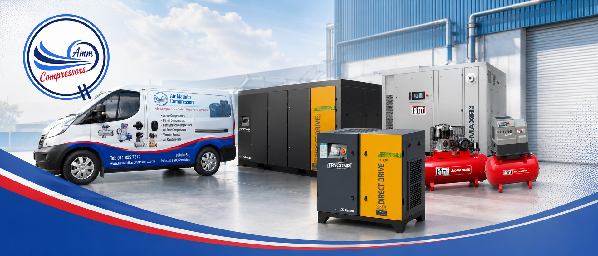 Air Compressor Services hero banner